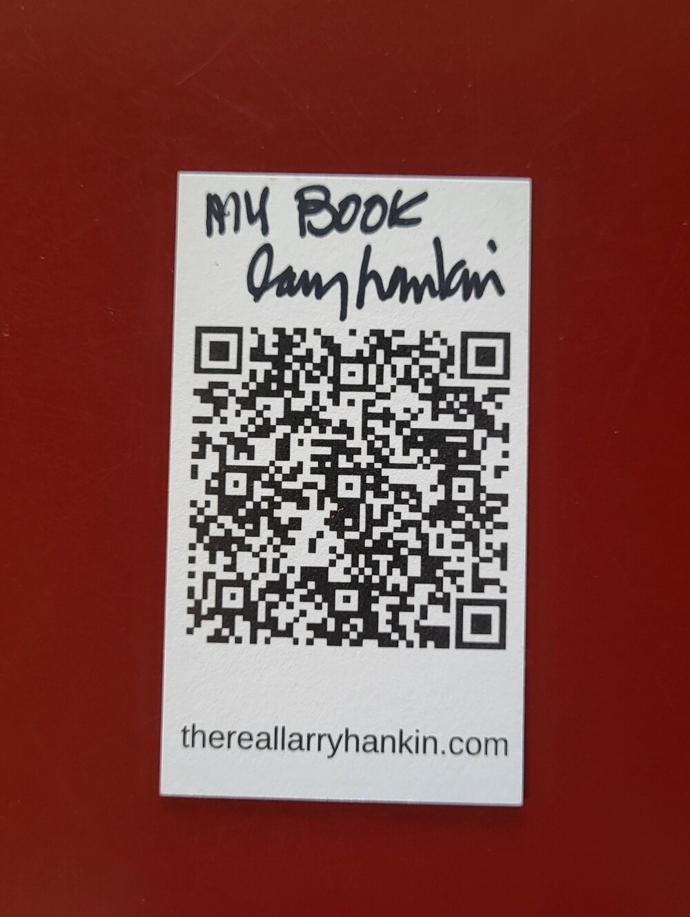 Larry Hankin Breaking Bad Seinfeld Hand Signed Autograph Business Card